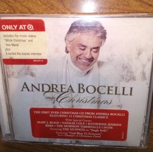Andrea Bocelli My Christmas 2009 Decca Label Group CD/DVD Sealed